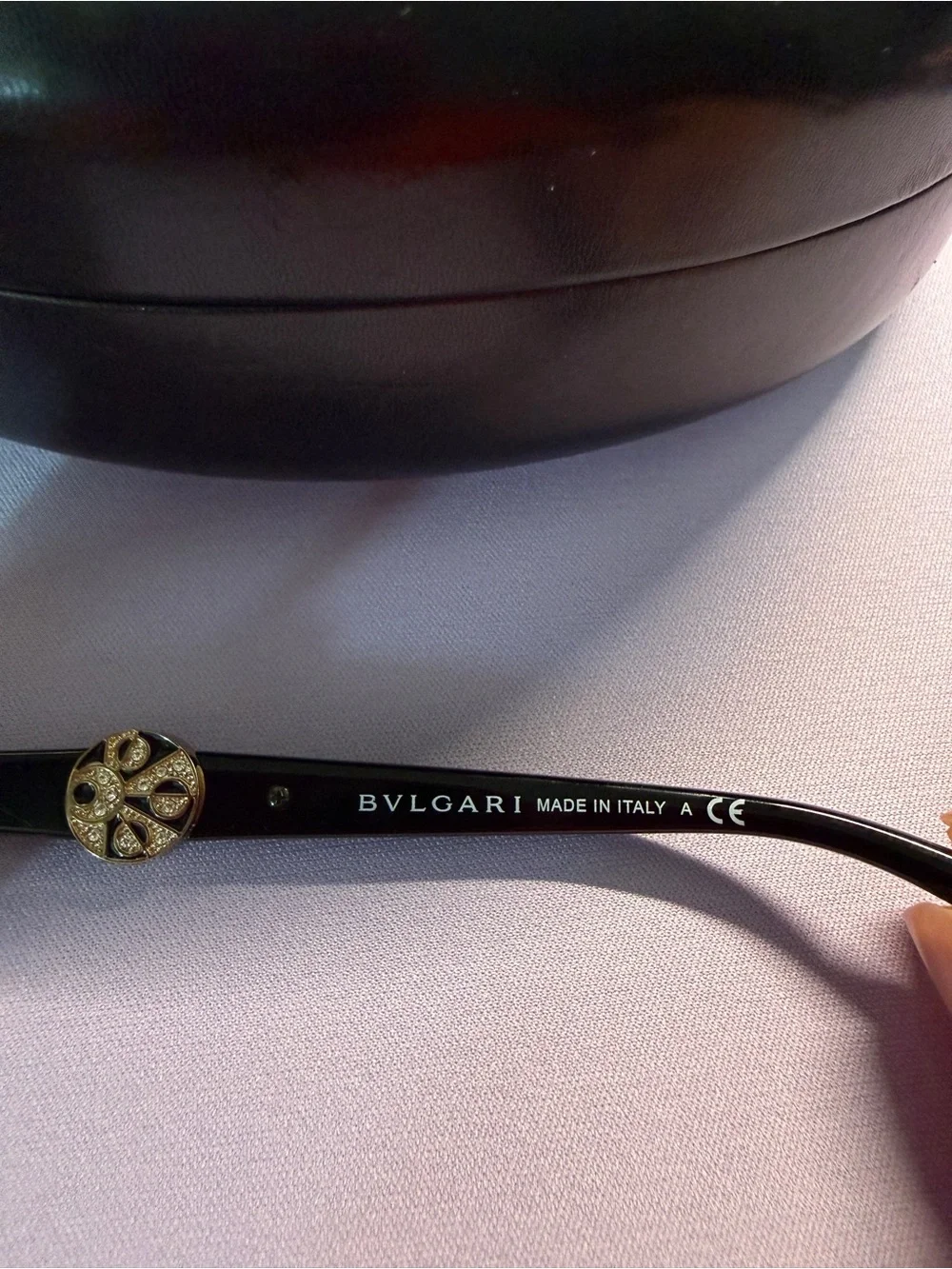 Bulgari Women's Oversized Dark Brown Gradient Sunglasses